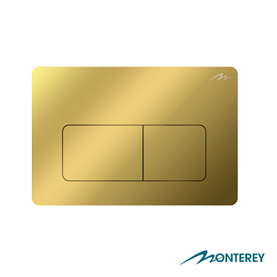 Клавиша смыва золото матовое Monterey UP007.05