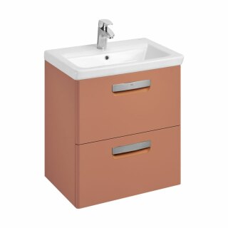 Тумба с раковиной Roca The Gap Original 60 2 ящика, ZRU9307837, терракота