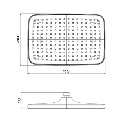 Верхняя лейка Iddis Esper ESP25BSi64