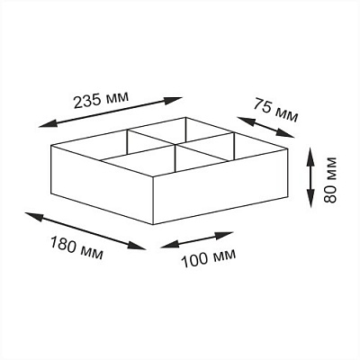 Плетеная корзина для белья WasserKraft Neime WB-190-S