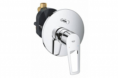Смеситель д/ванны Grohe   BauLoop 29081001 круг,вкл.встр.ч.