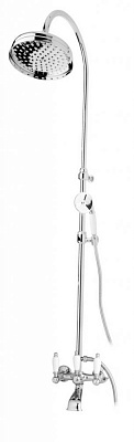 Душевая стойка со смесителем для ванны, верхнего и ручного душа CEZARES FIRST-CVD FIRST-CVD-01-M