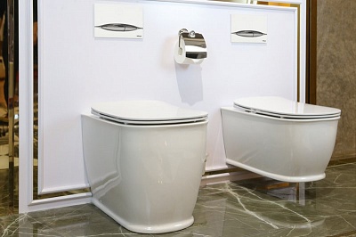 Чаша унитаза приставного P-trap Belbagno PRADO BB10150CB