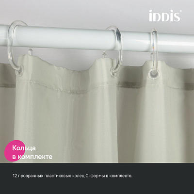 Штора для ванной 200x240 Iddis Base BD01P24i11
