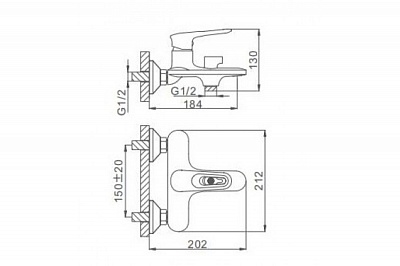 Смеситель для ванны Frap F3249