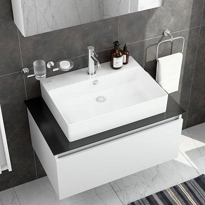 Раковина накладная VitrA M20 8314B003-0001 60 x 45 см белая санитарный фарфор