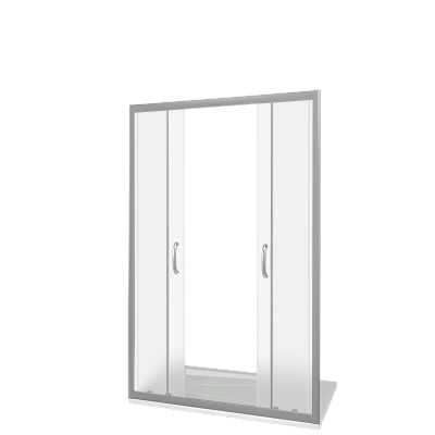 Душевая дверь в нишу 190см Good Door Infinity WTW-TD-190-G-CH ИН00088
