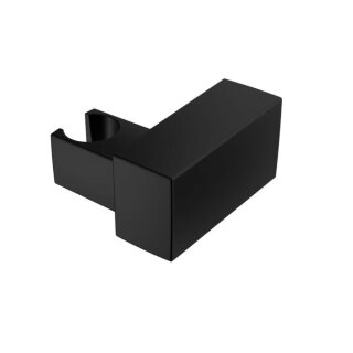 Держатель для душевой лейки, черный матовый, поворотный, Iddis Agua, AGUBP00i53