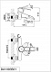 Смеситель для ванны с душем d&k rhein.Marx Da1393501 короткий излив каскад хром