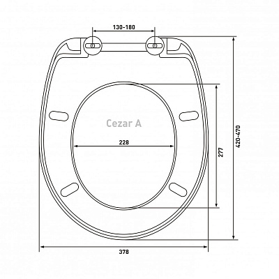 Сиденье Berges Cezar A 011001