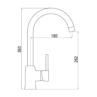 Смеситель UKinoX UM2102 SS