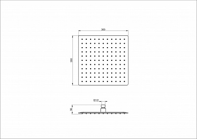 Верхний душ Wonzon & Woghand, хром ww-88dp02-cr