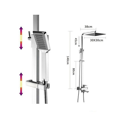 Душевая система Frap F2415-2