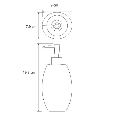 Дозатор для жидкого мыла WasserKRAFT Werra K-8299