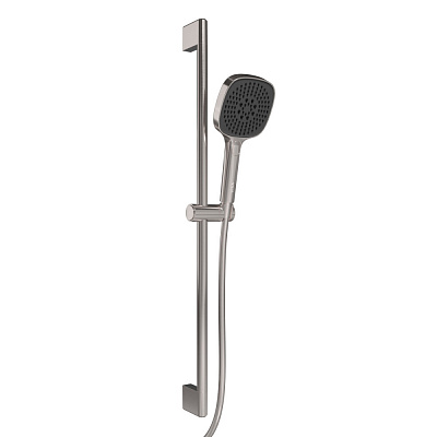 Душевая стойка VitrA Core Square A4591734EXP с ручным душем без смесителя брашированный никель