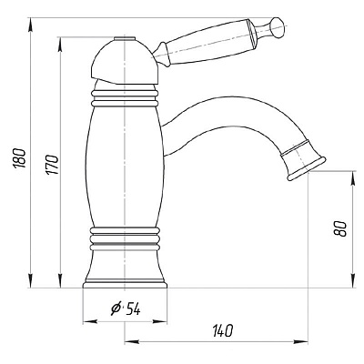 Смеситель для раковины Migliore Oxford BN.OXF-6319