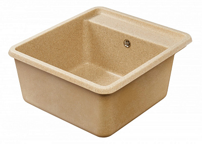 Мойка гранитная Акватон Беллис 570 х 510 песочный 1A724932BS220