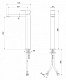 Смеситель для накладной раковины CEZARES PRIZMA-LSM1-A PRIZMA-LSM1-A-NOP-W0