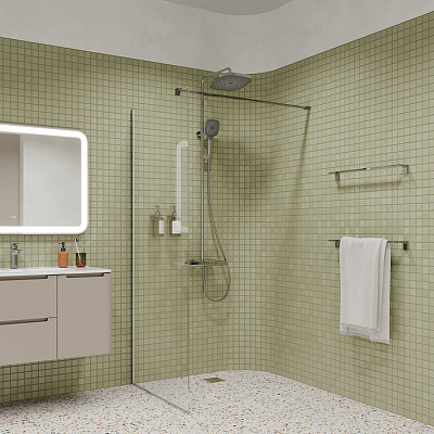Душевая система с тропическим душем Iddis SpaHome SPHSBTKi06