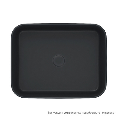 Накладная раковина 50 см Iddis Bridge BRIBM05i27, черный матовый