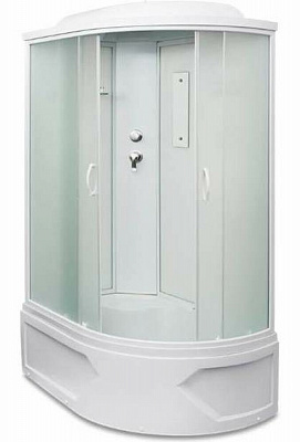 Душевая кабина угловая 120х80 левая, высокий поддон, MIRWELL™ MR3512TPL-C3-RUS