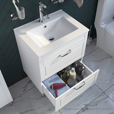Тумба напольная, 60 см, белая, IDDIS Oxford OXF60W0i95