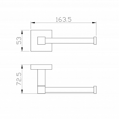 Держатель для туалетной бумаги без крышки Wonzon & Woghand polo, брашированный никель ww-8906-bn