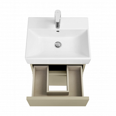 Тумба с раковиной Roca Oleta 50 2 ящика A857638515, капучино