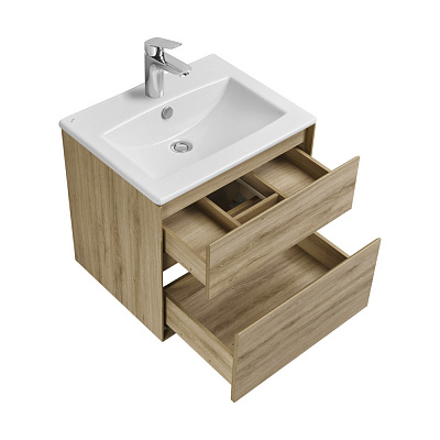 Тумба под раковину Aquaton Либерти 60 дуб эльвезия 1A279401LYC70