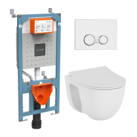 Комплект инсталляции с унитазом Vitra S40 9860B003-7200