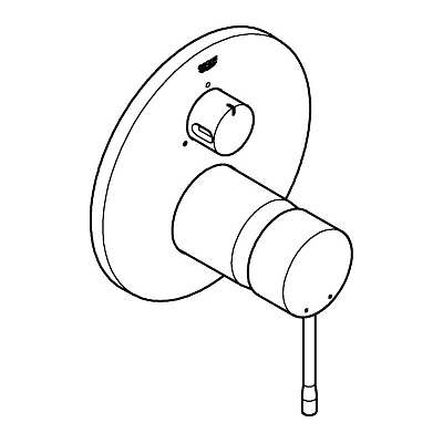 Внешняя часть смесителя для ванны GROHE Essence 24092001
