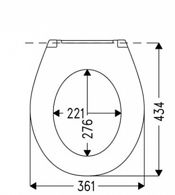 Сиденье Vidima Дельтано 93A101Z