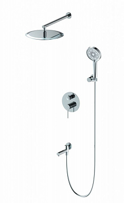 Душевая система встраиваемая Wonzon & Woghand STICK, Хром WW-88939017-CR