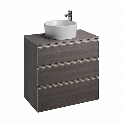 Тумба под раковину Roca The Gap 80 городской дуб 3 ящика A857406402