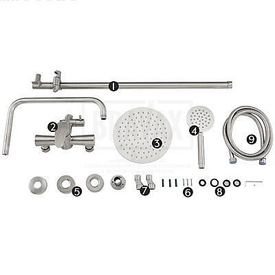 Душевая система Frap H48 F2448-20