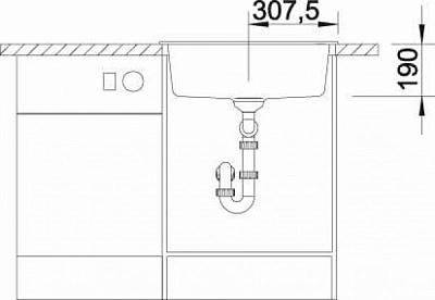 Мойка BLANCO DALAGO 6 514194 шампань