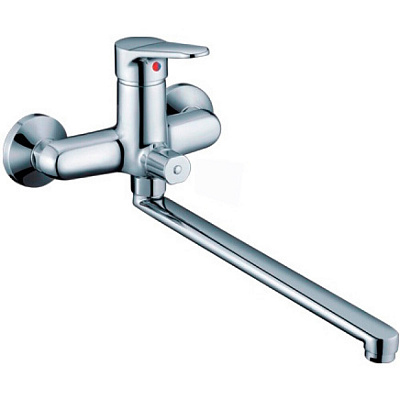 Смеситель для ванны Gappo G2236 35F длинный излив, хром