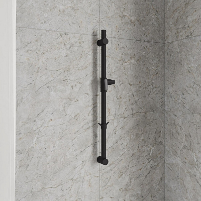 Стойка для душа, черная матовая, Ideal Spa, Milardo, ILS70B0M17