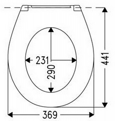 Сиденье Vidima Балтик 88A101+ крепеж B0202Y