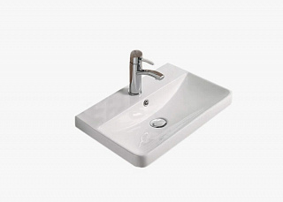 Раковина керамическая Velvex 80см, модель 9595(80)