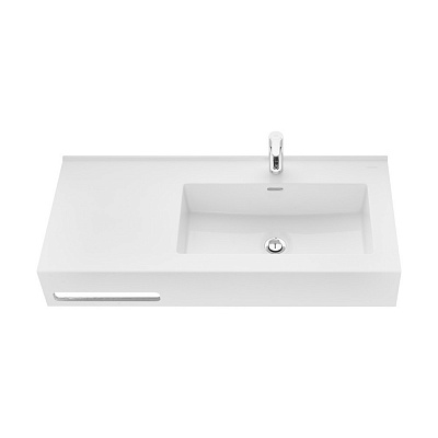 Раковина AQUATON Квадро Про 100 правая 1A733231QA01R