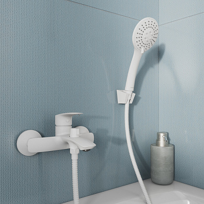 Смеситель для ванны Milardo Rora RORWT00M02, белый матовый