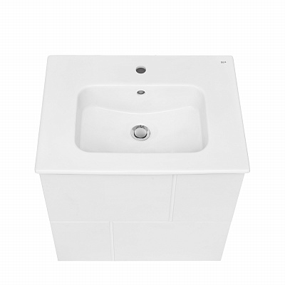Тумба с раковиной Roca Luna 60 2 ящика ZRU9307764, белый