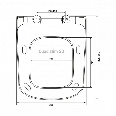 Сиденье Berges Quad slim SO 018203