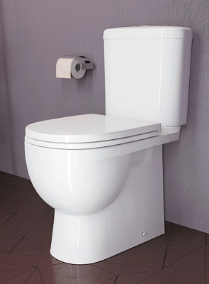Унитаз-компакт Sanita Luxe Art дюропласт, микролифт WC.CC/Art/2-DM/WHT.G/S1