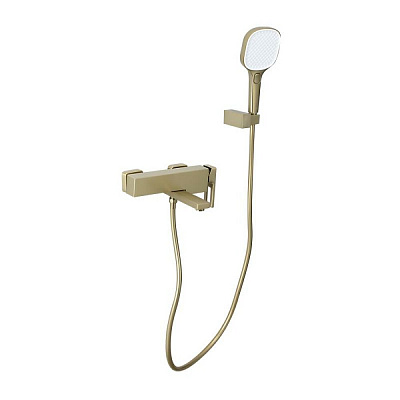 Смеситель для ванны, сатин золотой Gappo G3217-3