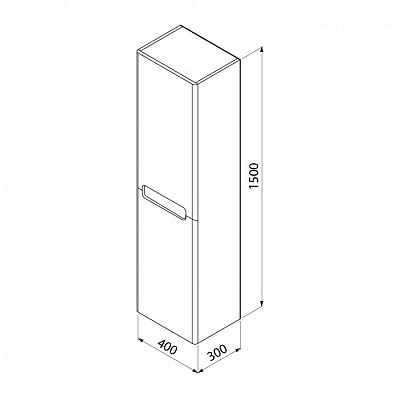Пенал Iddis Erifice 40 EDI40G0i97 фисташково-серый