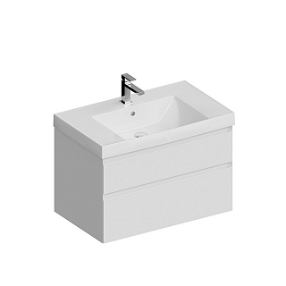 Тумба CUBO подвесная с ящиками 80 см, белая матовая Kerama Marazzi CU.80.2/WHT.M