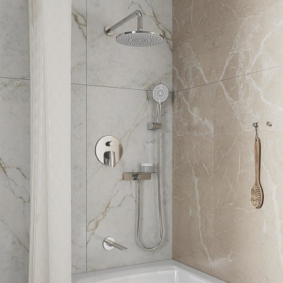 Душевая система скрытого монтажа с тропическим душем Milardo Rora RORSB03M68