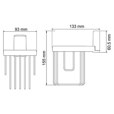 Держатель освежителя WasserKRAFT Leine K-5045